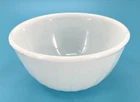 Vintage Fire King Oven Ware White Swirl Shell 6" Mixing Bowl Milk Glass USA