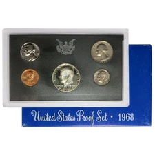 1968-S U.S. Proof Coin Set GEM Proof OGP