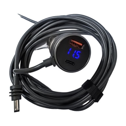 For Starlink For Mini Power Cord with Dual USB Ports and Voltmeter Display - Foto 20 di 24