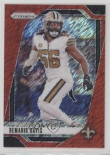 2024 Panini Prizm Red Shimmer Prizm 7/35 Demario Davis #207 0rd2