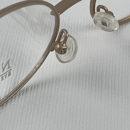 NEVADA Eyeworks USA DALLAS 48-19-140 Gold Oval Eyeglasses FRAMES ONLY Vintage - Picture 8 of 18