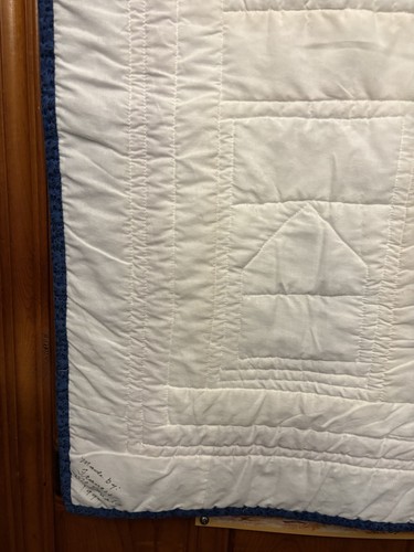 Handmade 38” Wide X 32” Height Cottage Quilt Hand Quilted Hand Pieced - Picture 15 of 24