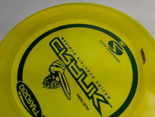 Discraft Z First Run Crank Distance Driver Disc Golf PFN Old Run 170g Yellow - Picture 10 of 20