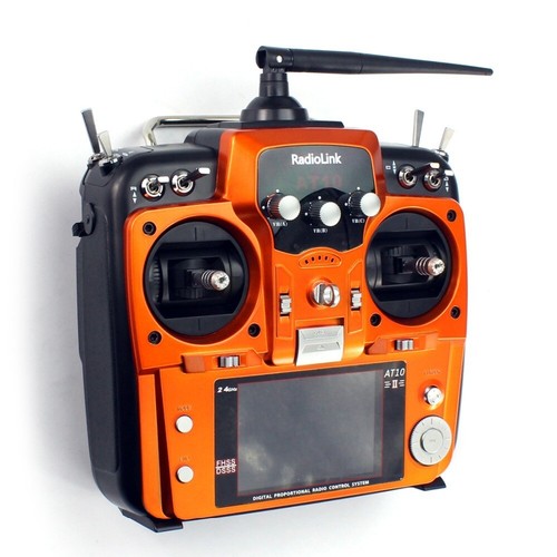 RadioLink AT10 II RC Transmitter 2.4G Remote Control System with R12DS Receiver - Picture 1 of 8