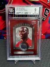 2007 ULTRA SE MICHAEL JORDAN CALL TO THE HALL BGS 9 WITH 2 SUBS 9.5