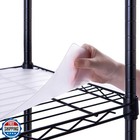 Poofzy Wire Shelf Liner 14" X 24", Non-Adhesive Plastic Shelf Liners for Wire