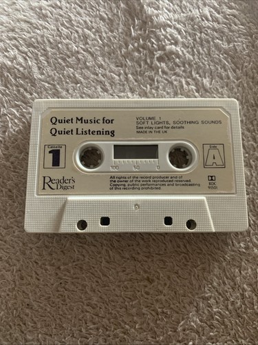 MUSIC CASSETTE . READERS DIGEST .. QUIET MUSIC FOR QUIET LISTENING 1 - Picture 5 of 8