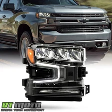 2019-2021 Chevy Silverado 1500 Full LED Headlight w/Halogen Signal Passenger