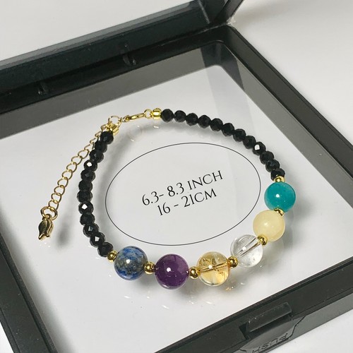 12 Constellation Sign Bracelet Handcrafted Natural Crystal Astrology Jewelry New - Picture 40 of 131