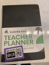 New In Plastic Clever Fox Teacher Planner (7 Period) 