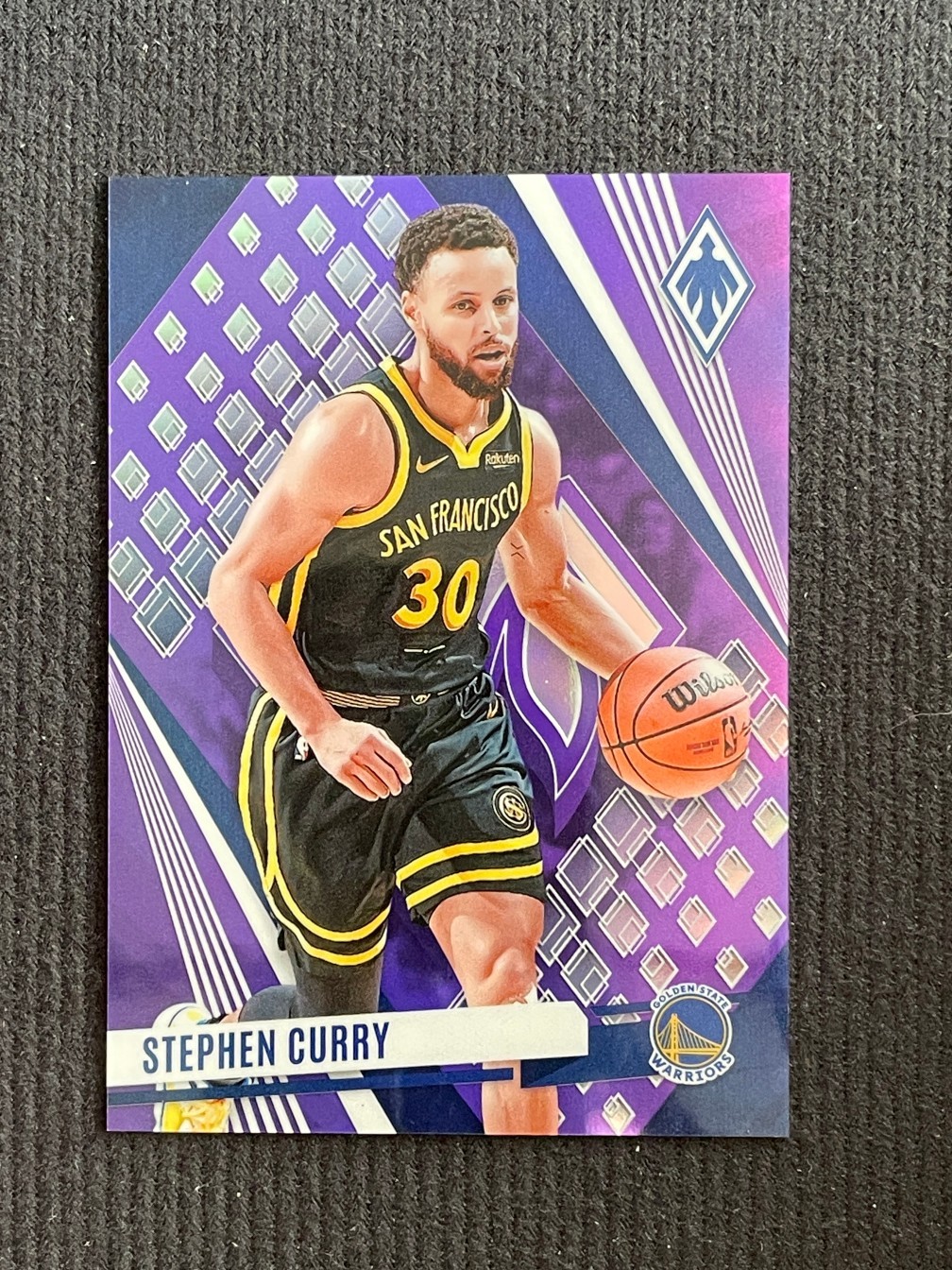 Stephen Curry 2023-24 Panini Phoenix Purple /150 #174