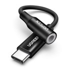 UGREEN USB C to 3.5mm Audio Adapter Type C Headphone Aux Jack Dongle Black 