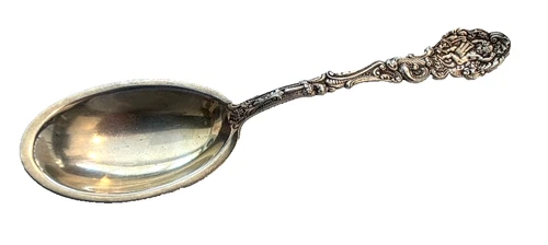 PRESERVE SPOON VERSAILLES GORHAM STERLING, EARLY PRODUCTION 6 1/8" LONG