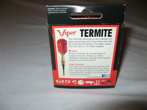 VIPER TERMITE DARTS 4.5 GRAM DARTS 2BA SOFT TIP SET 3" 20-5555 NEW - Picture 2 of 3