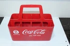 Vintage Coca-Cola Caddy Plastic Carrier For 8 Bottles One Pint Size by UST