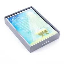 Hallmark DaySpring Religious Boxed Christmas Cards, God’s Love Manger Scene (16