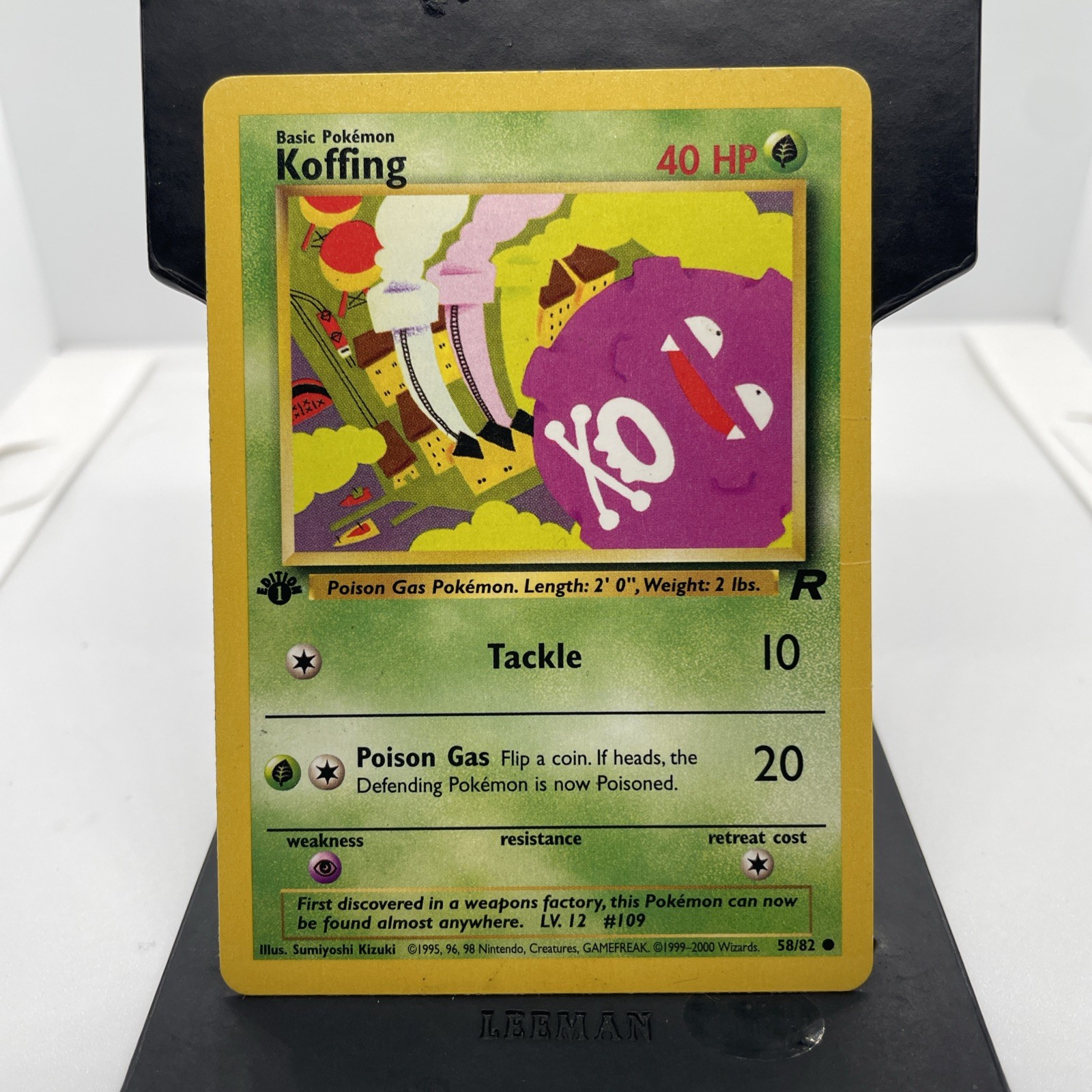 Koffing Common Team Rocket 58/82 LP - 1st Edition