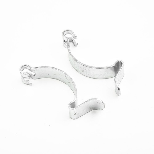 Lid Clip Metal Silver Spring 2 Pieces Air Filter Box Car Clamp For Toyota - Picture 4 of 22