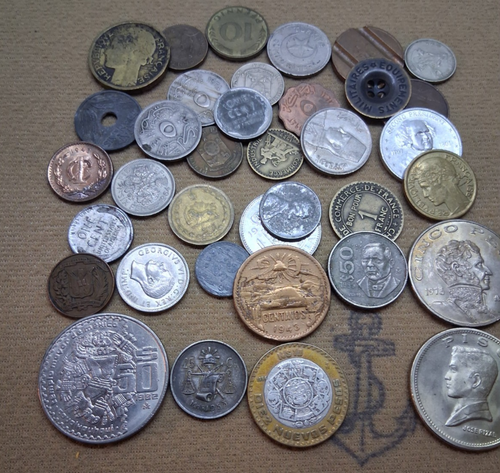 Altes ausländisches Münzlot der Welt 40 Münzen für Lot - #50916-8 - Bild 13 von 13