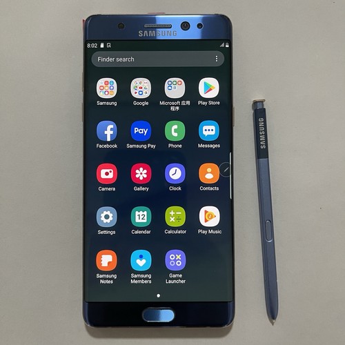 Original Used Phone For Samsung Galaxy Fe SM-N935F/DS Dual Sim64GB Unlocked Blue - Picture 4 of 22