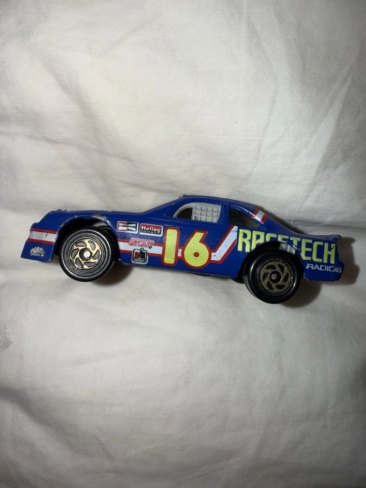 Macthbox 1998 Racetech Ford Thunderbird Blue Race Car #16 - Image 4 of 4