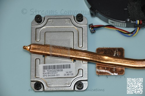 HP Pavilion G6-1000 g6-1a19wm Laptop CPU Cooling FAN + Heatsink 640896-001 - Picture 3 of 3