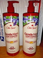 Old Spice Gentleman's Blend Super Hydration Lotion, Lavender  Mint, 17 oz 2 Pk