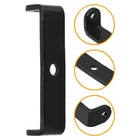 U Shaped Shelf Mount Bracket Set 2pcs Heavy Duty Black Color
