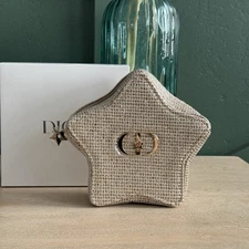Christian Dior Pouch Star Gold Beige Limited Logo Holiday Exclusive CD 2025 New