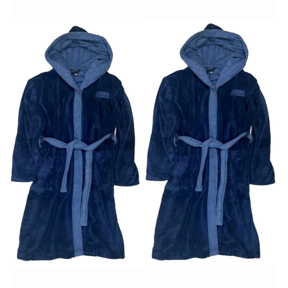 JOOP! 2er Pack Looks by Wolfgang Joop Unisex Bademantel Morgen- Saunamantel Größe: S