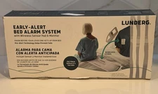 Lunderg Early Alert Bed Alarm System - Wireless Bed Sensor Pad & Pager Elderly