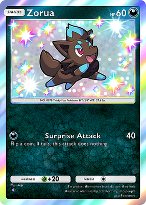 Pokemon Pocket TCG Card Game 1 Star Shiny Zorua Mega Shine DIGITAL | eBay Pokemon Pocket TCG Card Game 1 Star Shiny Zorua Mega Shine DIGITAL | eBay