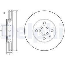 2x Bremsscheibe vorne für Seat MII KF1 | 565745
