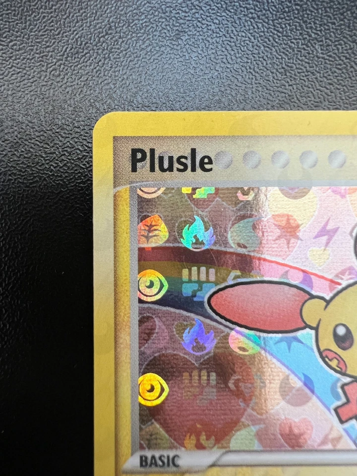 Pokemon Plusle 69/101 Hidden Legends Reverse Holo *PATTERN BLEED* Lightly Played - Image 2 of 4