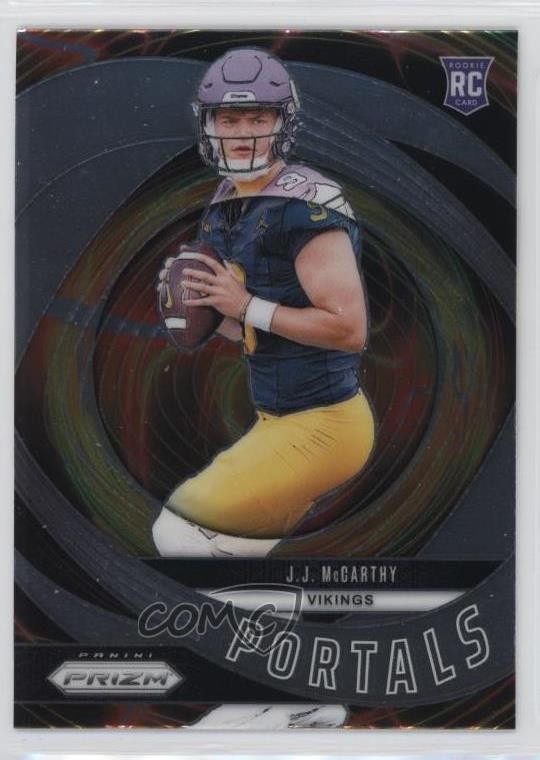 2024 Panini Prizm Portals JJ McCarthy #7 Rookie RC