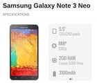 Samsung note 3 neo black