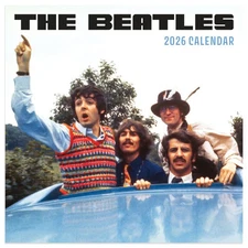 TF Publishing,  Beatles 2026 Mini Wall Calendar, 7'' X 7'', 12-Month Calendar wi