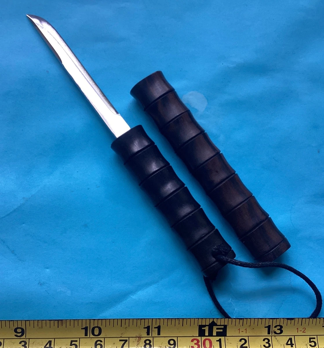 小柄　在名有り　彫刻鞘付き直刃刀 短刀木柄原始收藏直刀| eBay