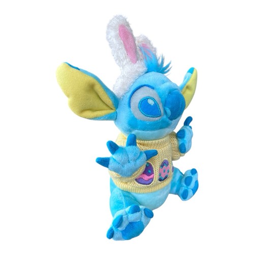 SUÉTER AMARILLO RARO JUGUETE DE PELUCHE 8" CONEJITO DE PASCUA LILO & STITCH TIENDA DISNEY - Imagen 4 de 5