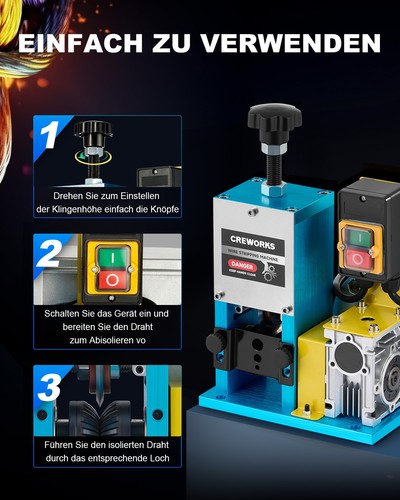 Spelacavi elettrico elettrico spelacavi spelacavi - Foto 8 di 10