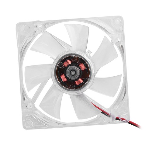(blue) 80mm PC Case Fan 12V 4Pin LED Light PC Case Cooling Fan US - Afbeelding 16 van 22