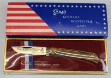 VINTAGE CASE XX USA 5137 SS STAG KENTUCKY BICENTENNIAL SOD BUSTER KNIFE 1976