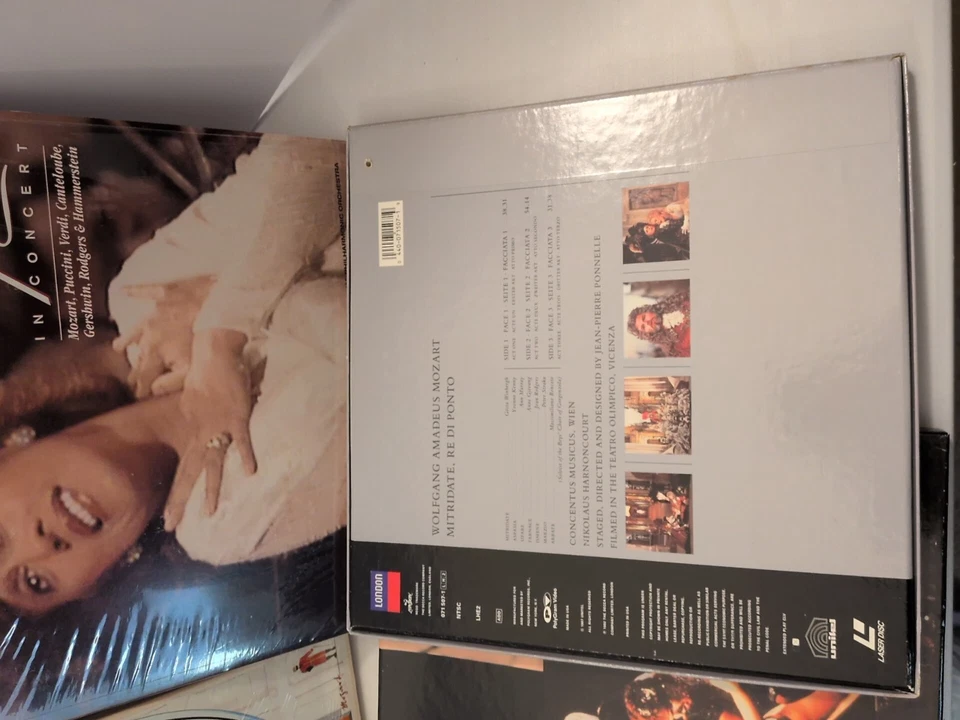Mozart Classical Music Laserdisc Movie Lot Of 5, Cosi Fan Tutte, Kiri Concert  - Image 4 of 4