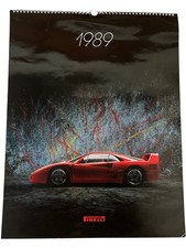 Pirelli 1989 Classic Cars Calendar Spiral Binding Vintage Collectible