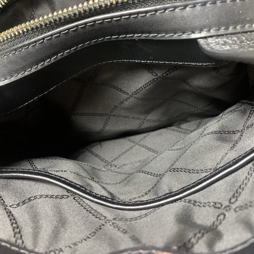 Michael Kors Raven Leather Black Gold Backpack - Picture 7 of 7