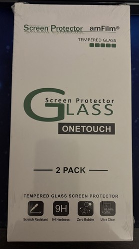 (2 Pack) amFilmiPhone 13 & Pro OneTouch Glass Screen Protector (6.1") - 第 1/2 張圖片