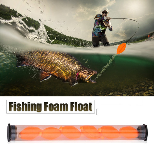 Orange 6Pcs Fly Fishing Bobbers Foam Float Strike Indicator Fishing Tackle FA - Picture 1 of 9