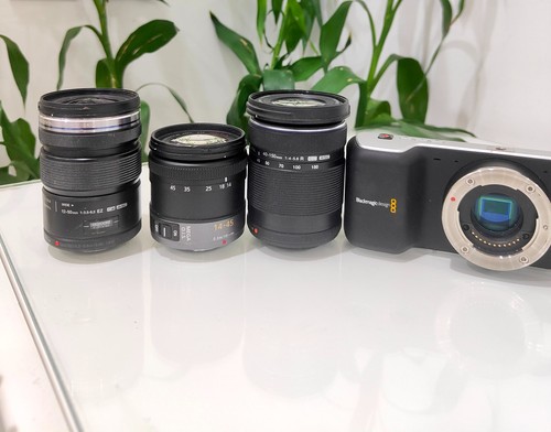 Blackmagic Pocket Cinema Camera Original (BMPCC OG) 1080P HD / with 3 Lens