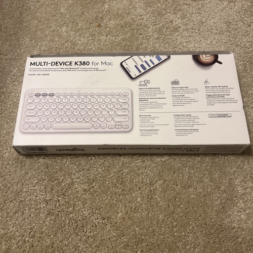 ⌨️ Logitech K380 Bluetooth Keyboard for Mac - Off-White ⌨️ - Picture 3 of 3