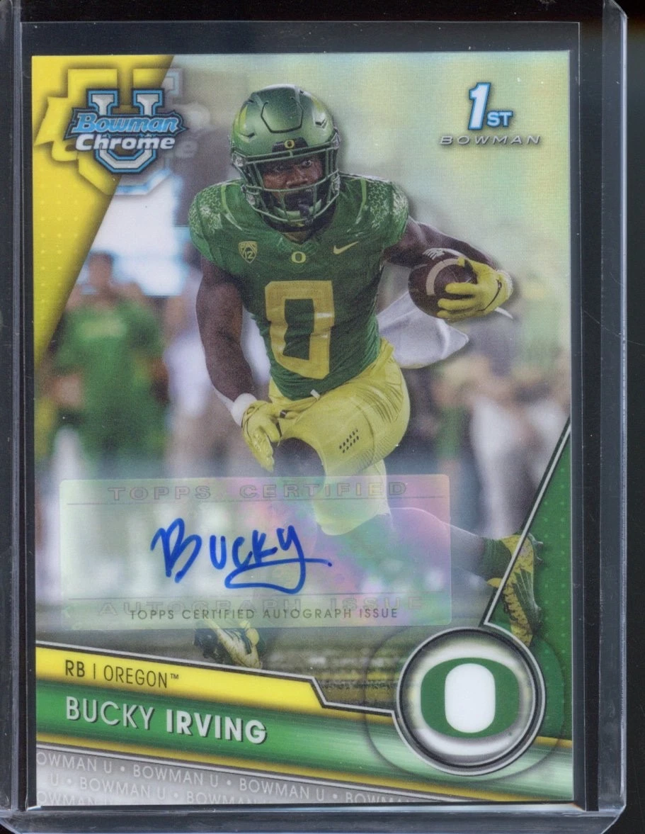 2023 Bowman U Chrome Bucky Irving - 1st Chrome Prospect Auto - Refractor /499
